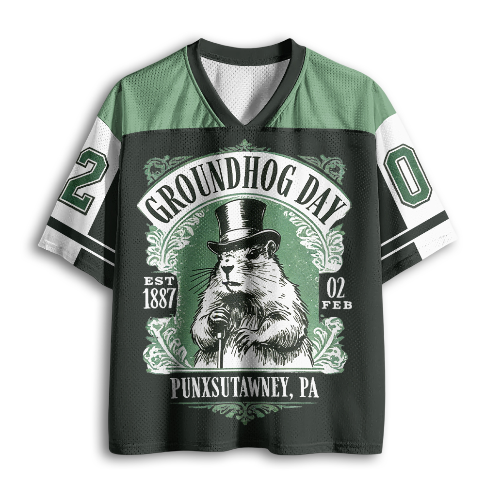 Baddiecat Groundhog Day Mesh Jersey