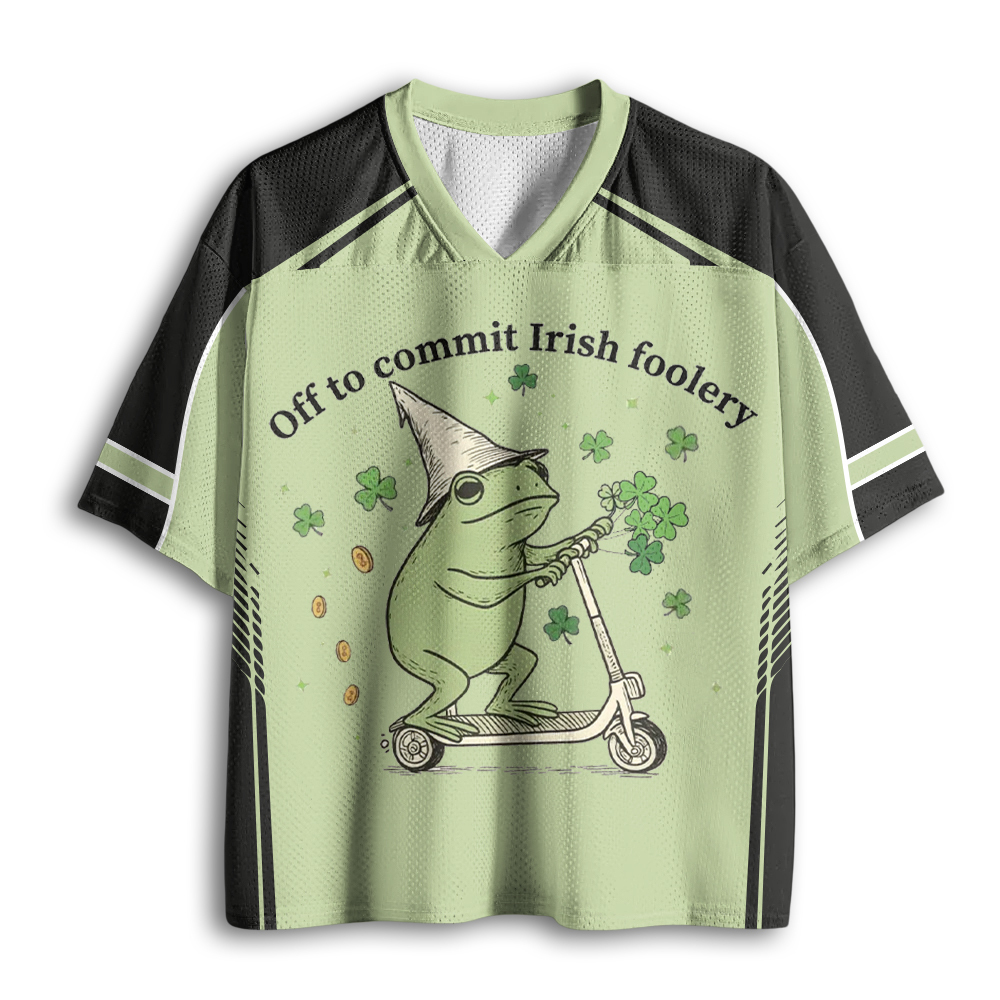 Baddiecat Irish Frog Mesh Jersey