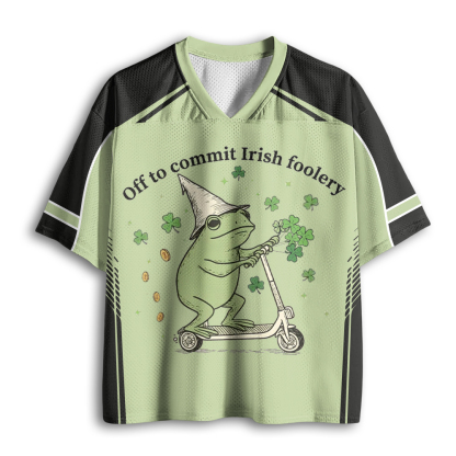 Baddiecat Irish Frog Mesh Jersey