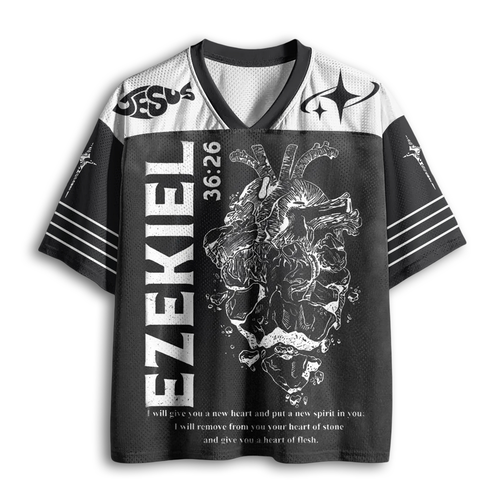 Baddiecat Ezekiel 36:26 Mesh Jersey