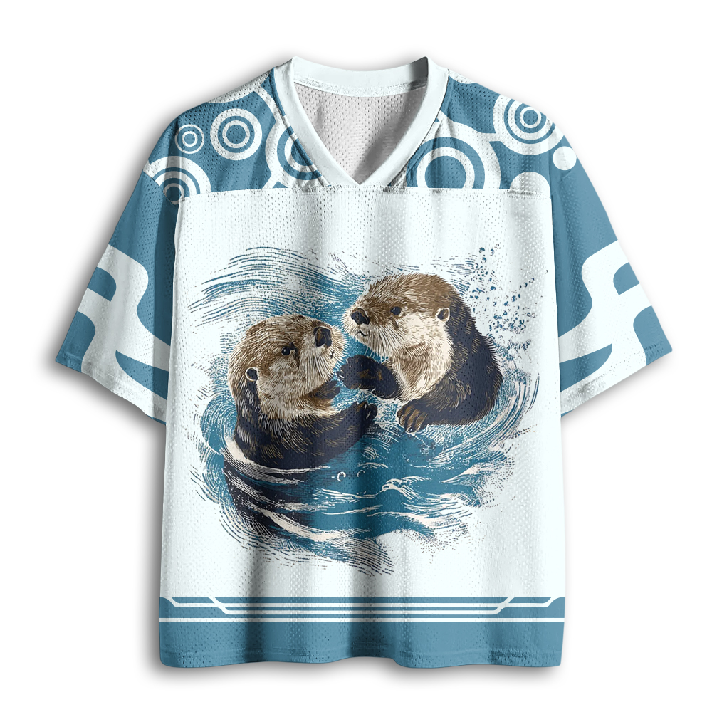 Baddiecat Sea Otters Mesh Jersey
