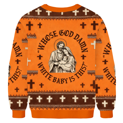 Baddiecat Funny Jesus Meme Ugly Sweatshirt