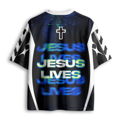 Baddiecat Jesus Lives Mesh Jersey