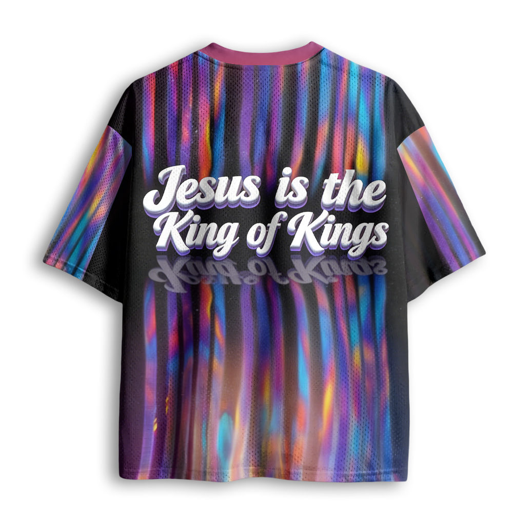 Baddiecat Jesus Is King Mesh Jersey