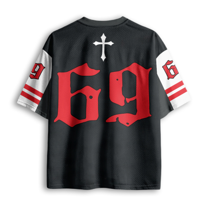 Baddiecat Not Today Jesus Mesh Jersey