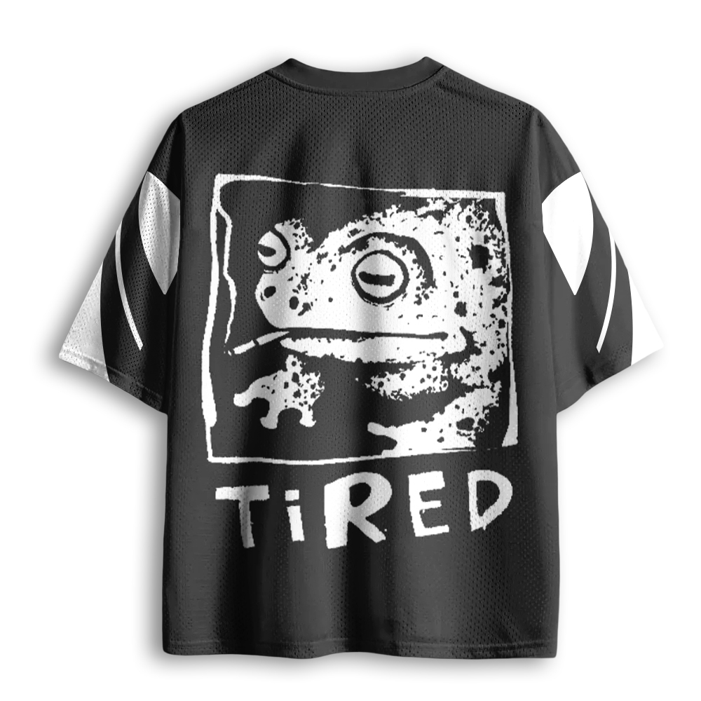 Baddiecat Tired Frog Mesh Jersey