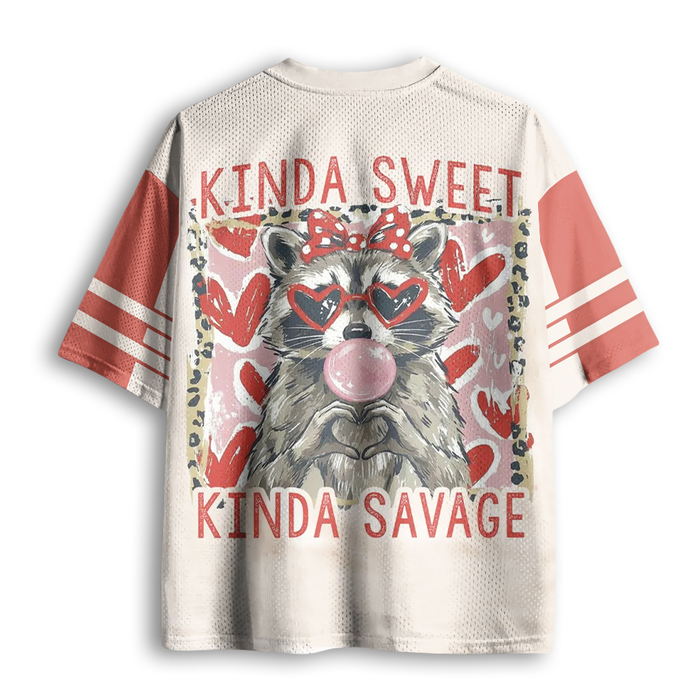 Baddiecat Rampaging Raccoon Mesh Jersey