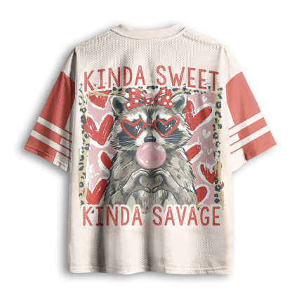 Baddiecat Rampaging Raccoon Mesh Jersey