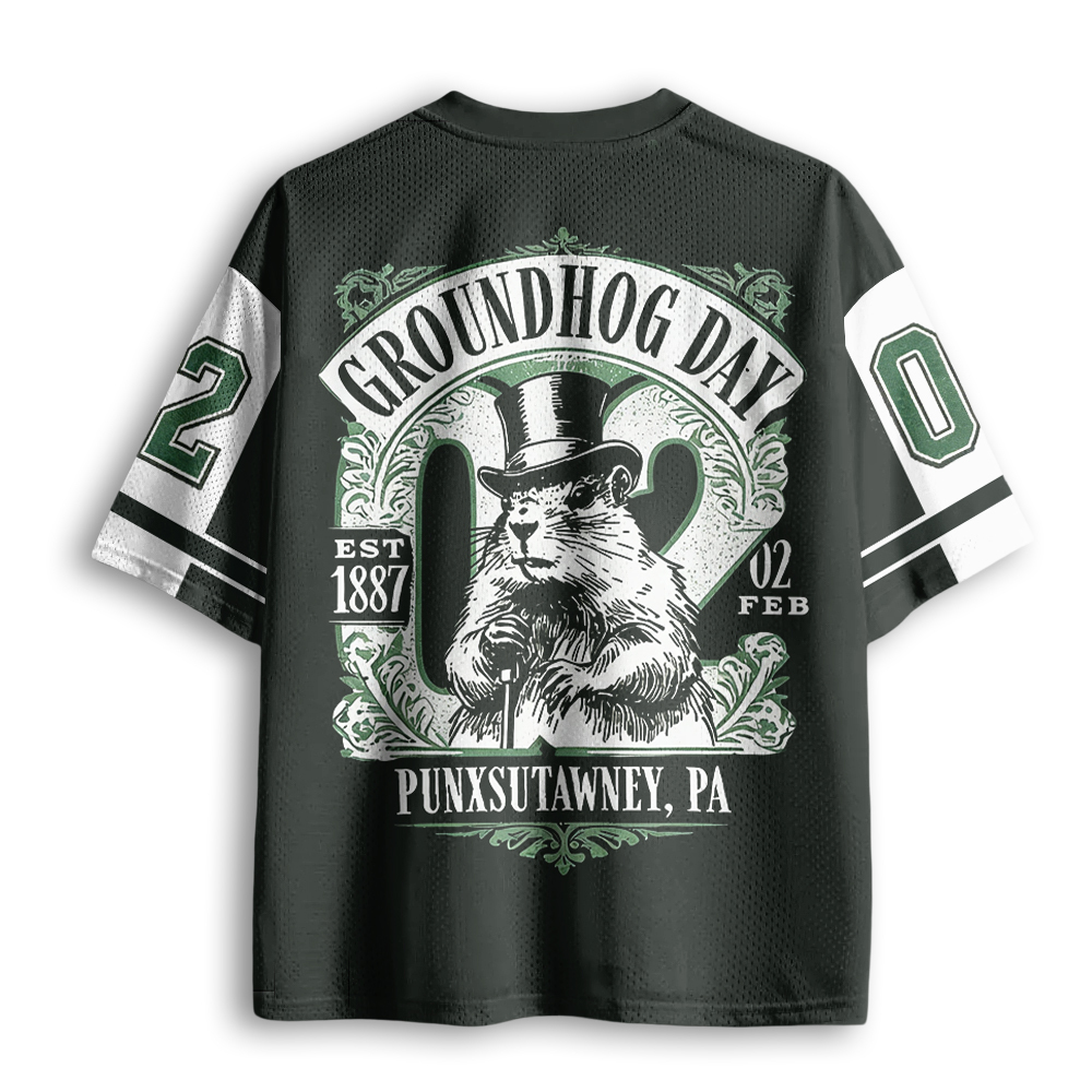 Baddiecat Groundhog Day Mesh Jersey