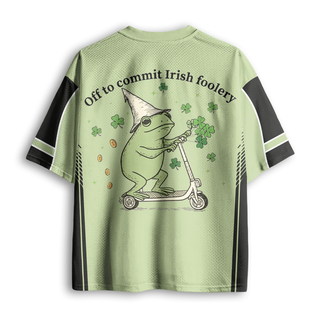 Baddiecat Irish Frog Mesh Jersey