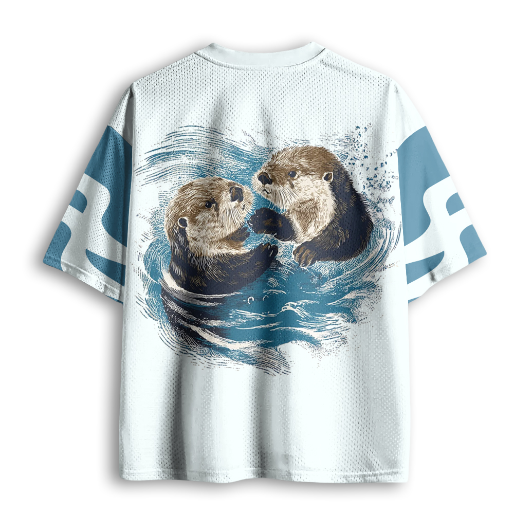 Baddiecat Sea Otters Mesh Jersey