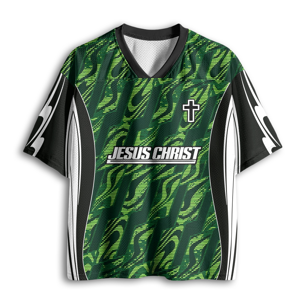 Baddiecat Jesus Christ Mesh Jersey