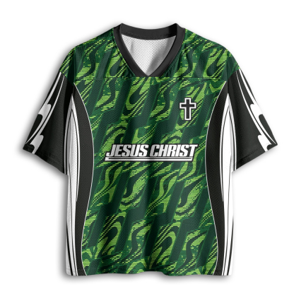 Baddiecat Jesus Christ Mesh Jersey