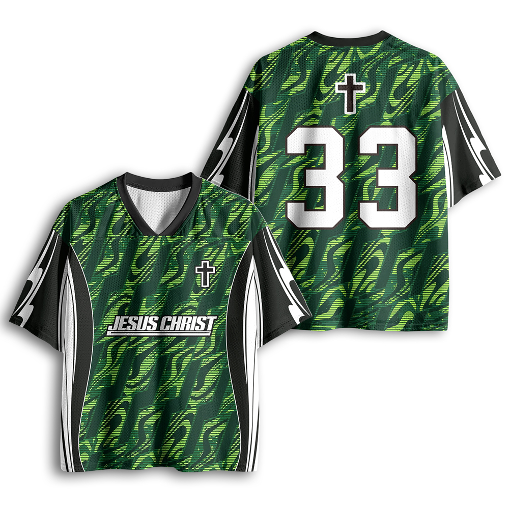 Baddiecat Jesus Christ Mesh Jersey