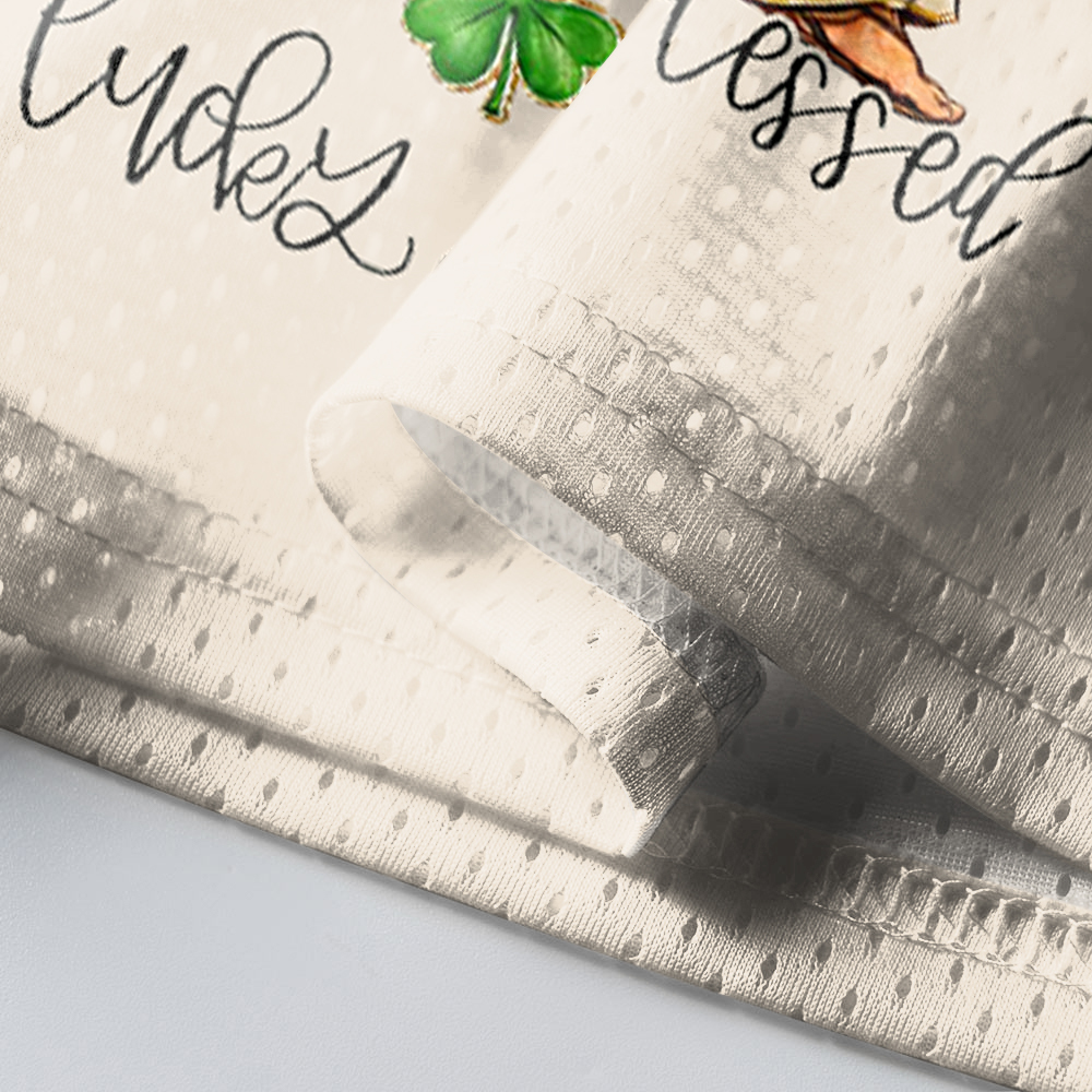 Baddiecat Not Lucky Just Blessed Mesh Jersey