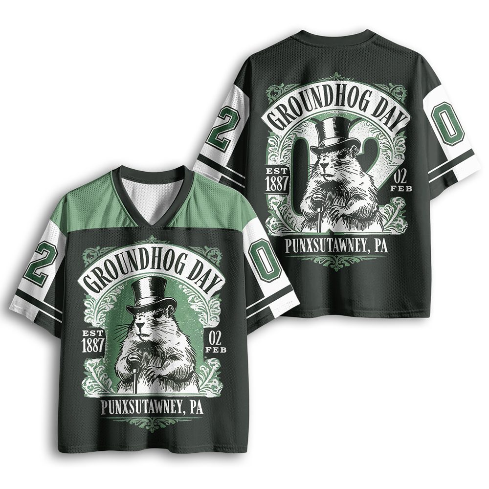 Baddiecat Groundhog Day Mesh Jersey