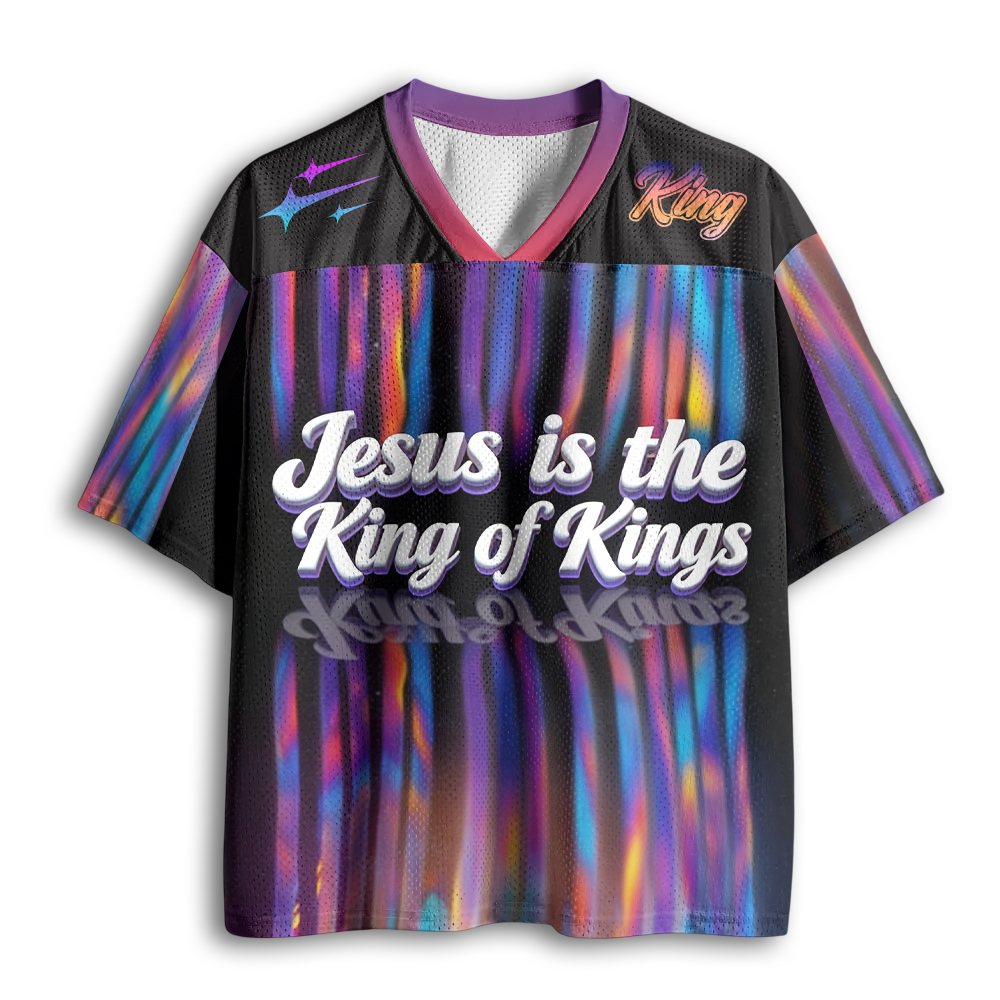 Baddiecat Jesus Is King Mesh Jersey
