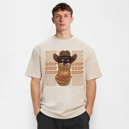 Baddiecat The Burnt Peanut GOOP Meme Washed T-shirt
