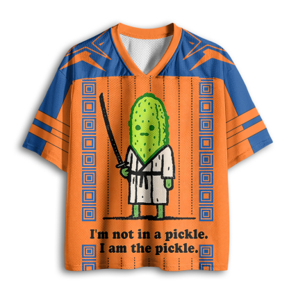 Baddiecat Funny Cucumber Samurai Mesh Jersey
