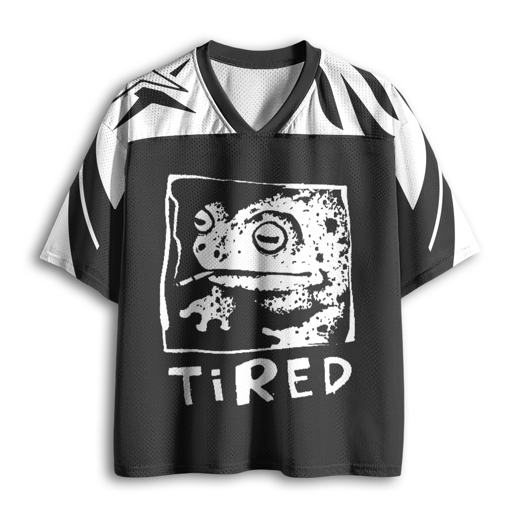 Baddiecat Tired Frog Mesh Jersey
