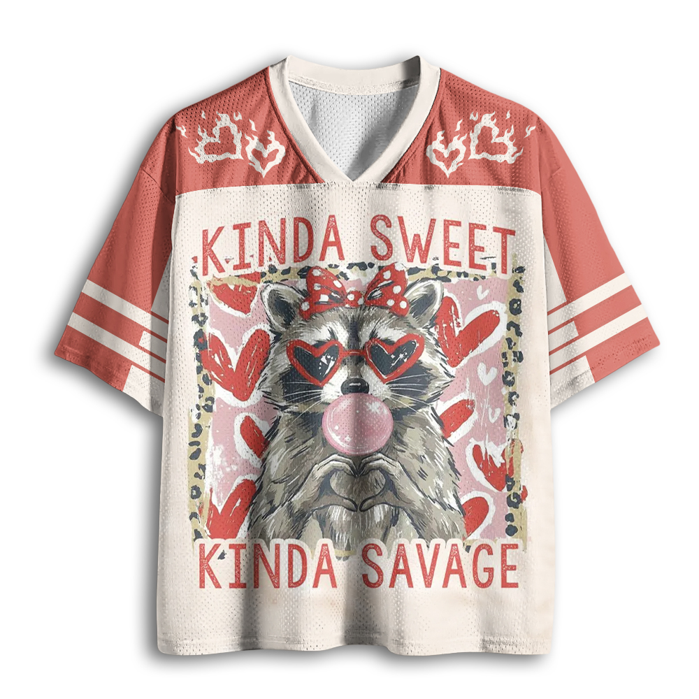Baddiecat Rampaging Raccoon Mesh Jersey