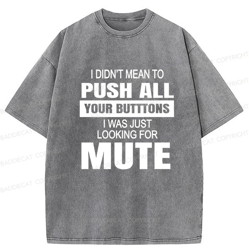Baddiecat Funny Sarcastic Washed T-shirt