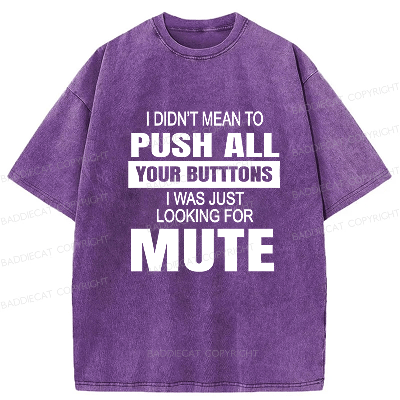 Baddiecat Funny Sarcastic Washed T-shirt