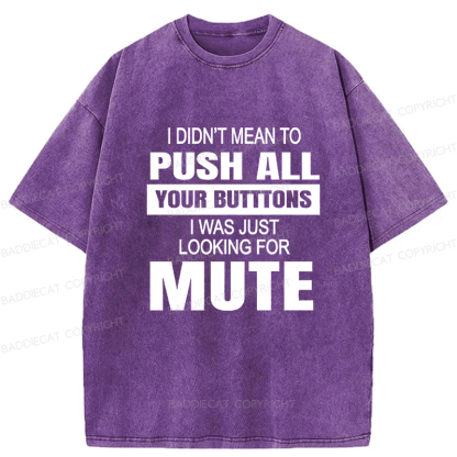 Baddiecat Funny Sarcastic Washed T-shirt
