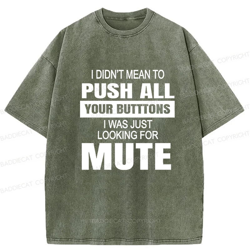 Baddiecat Funny Sarcastic Washed T-shirt