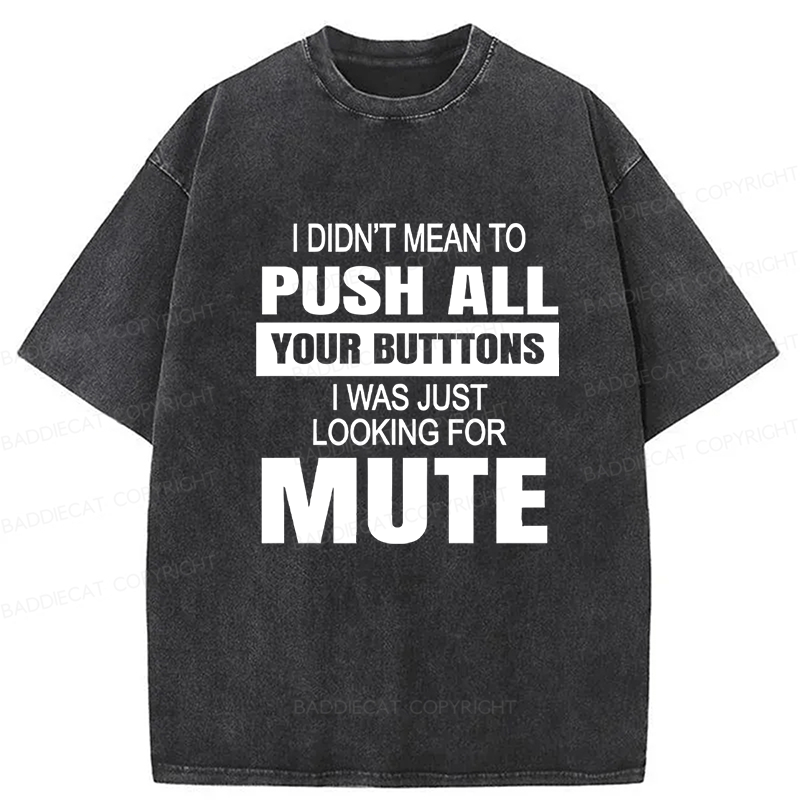 Baddiecat Funny Sarcastic Washed T-shirt