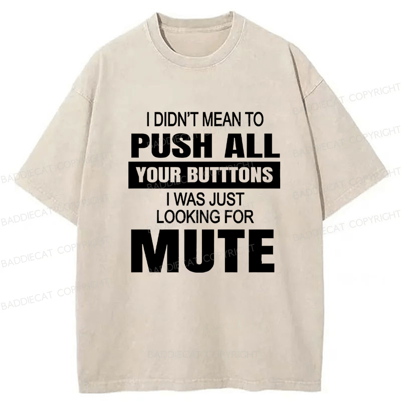 Baddiecat Funny Sarcastic Washed T-shirt