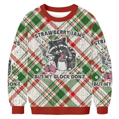 Raccoon Fun Christmas Ugly Sweatshirt