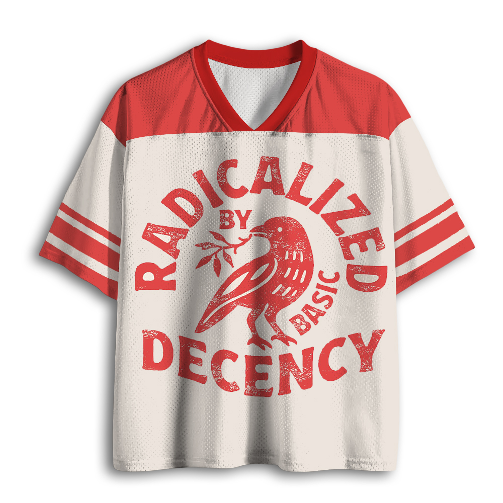 Baddiecat Radicalized By Basic Decency Mesh Jersey