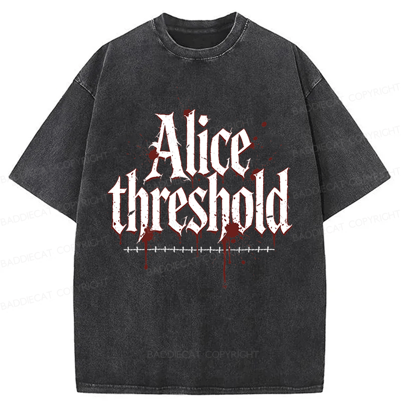 Baddiecat Alice Threshold Washed T-shirt