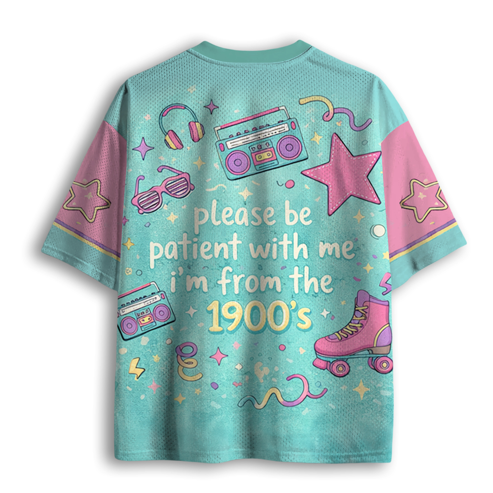 Baddiecat Please Be Patient With Me I'm From 1900s Mesh Jersey