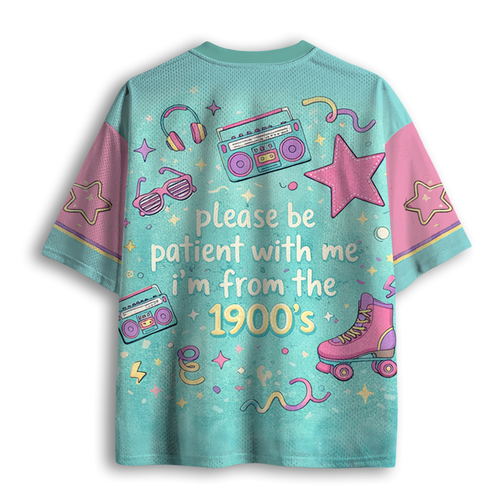 Baddiecat Please Be Patient With Me I'm From 1900s Mesh Jersey
