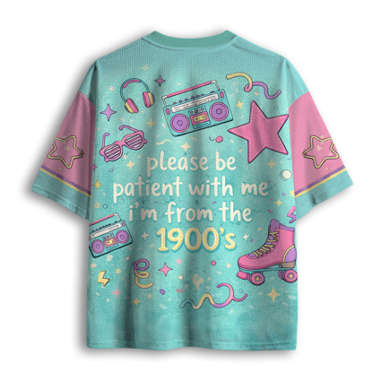 Baddiecat Please Be Patient With Me I'm From 1900s Mesh Jersey