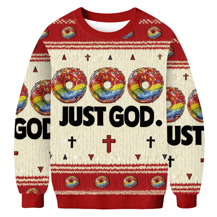 Baddiecat Donut Just God Ugly Sweatshirt