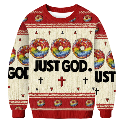 Baddiecat Donut Just God Ugly Sweatshirt
