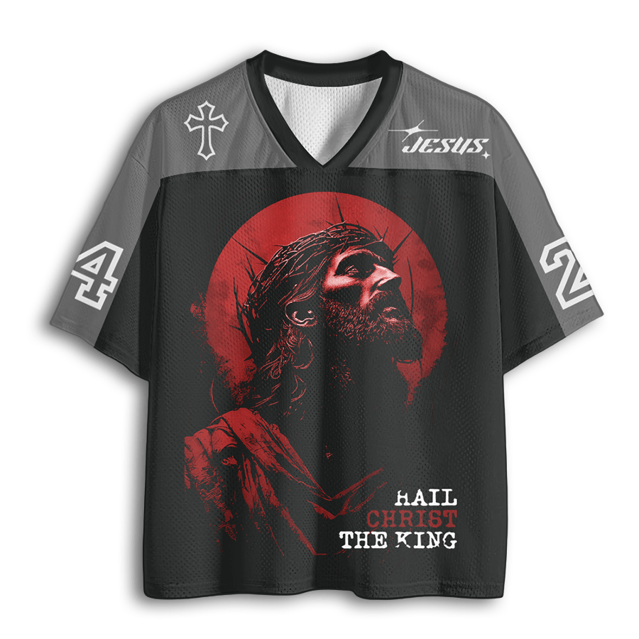Baddiecat Jesus Christ The Way The Truth The Life Vintage Mesh Jersey