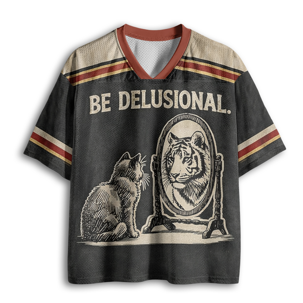 Baddiecat Be Delusional Mesh Jersey