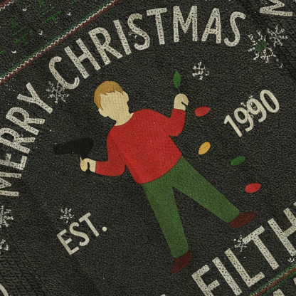 Baddiecat Merry Christmas A Filthy Animal Christmas Ugly Sweatshirt