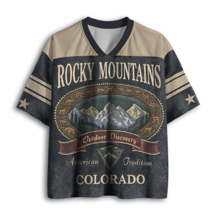 Baddiecat Rocky Mountains Colorado Mesh Jersey