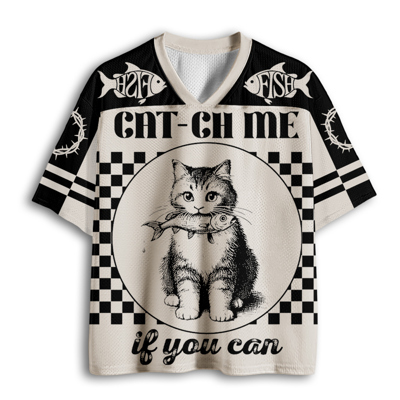 Baddiecat Catch Me If You Can Mesh Jersey