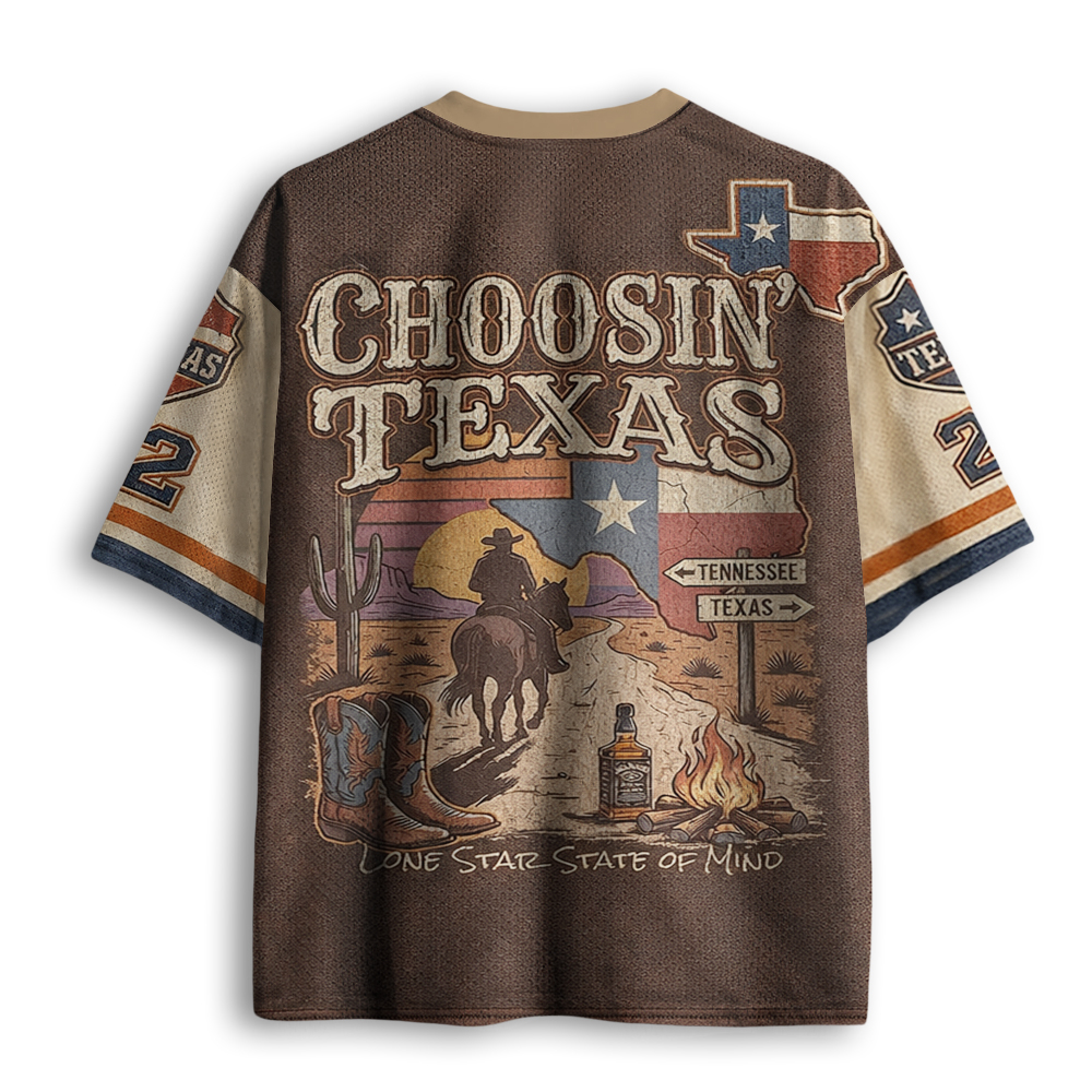 Baddiecat Choosin' Texas Mesh Jersey