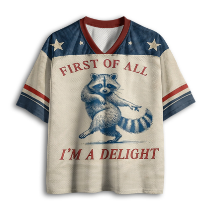 Baddiecat First Of All I'm A Delight Mesh Jersey