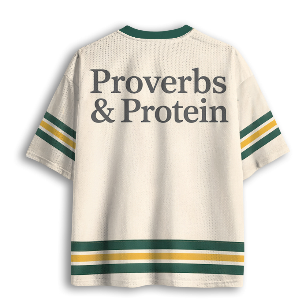 Baddiecat Proverbs & Protein Mesh Jersey