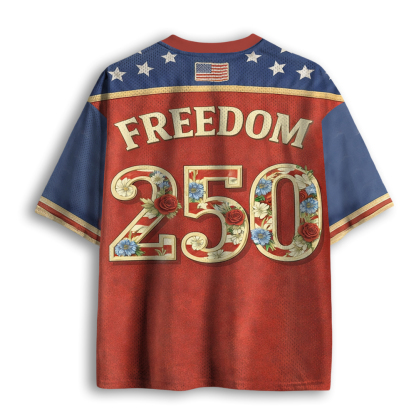 Baddiecat USA 250 Years Of Freedom Mesh Jersey