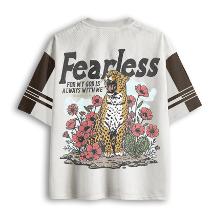 Baddiecat Vintage Leopard Mesh Jersey