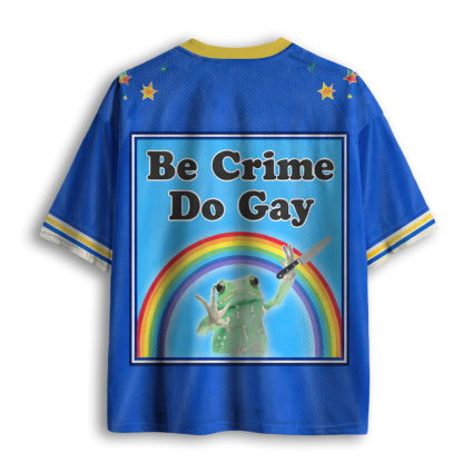 Baddiecat Be Crime Do Gay Mesh Jersey